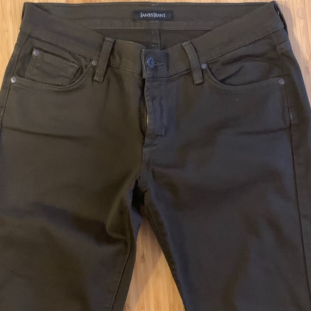 LBN James Army Green Twiggy Jeans
